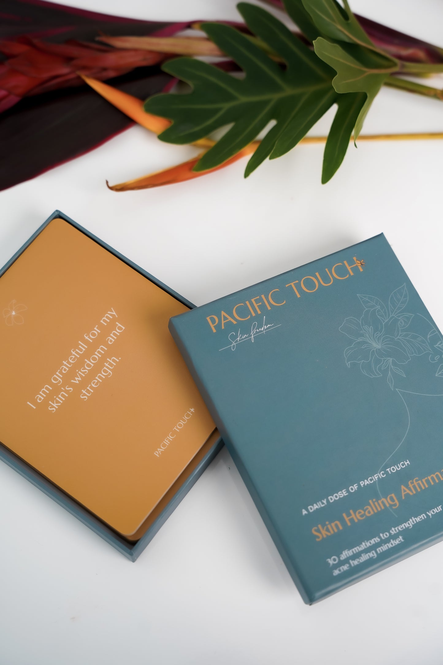 Pacific Touch Skin Healing Affirmation Card Deck